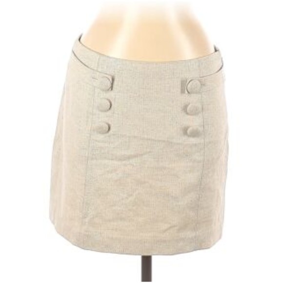 J.Crew Beautiful Petite Wool Mini Skirt Size 4P